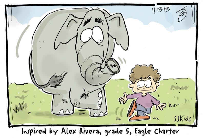 ollie sit walk and ride elephant